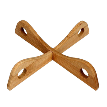 Bamboo pot rack pot base bracket insulation tray