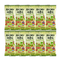 Hangu imported nuts wasabi flavored almonds 35g*10 almonds Korean internet celebrity casual couple snacks