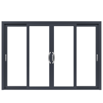Sincerity Jin Xin Haoxuan minimalist 45 sliding door living room partition glass aluminum alloy sliding door light luxury kitchen sliding door