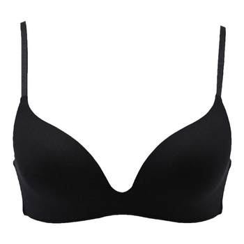 Greer glossy and traceless small breast gathering bra