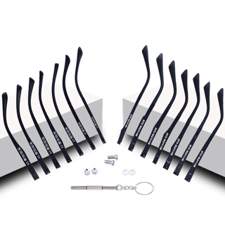 TR90眼镜腿配件大全眼镜支架一对通用眼镜配件眼镜脚架框单牙替换