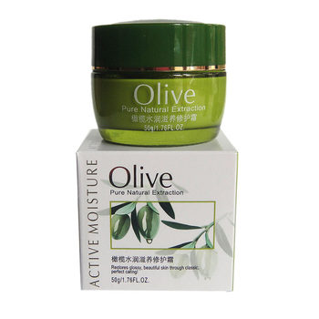 Liz Olive Moisturizing and Moisturizing Cream ຂອງແທ້ຈິງ 50g ຄີມບຳລຸງຮັກສາຮອຍຫ່ຽວ ແລະ ຟື້ນຟູຜິວໃຫ້ກະຈ່າງໃສ ຊື້ສອງແຖມໜຶ່ງ