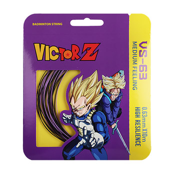 Victory victor badminton racket with 63 strings, high elasticity and durability