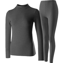 Cashmere silk German velvet seamless thermal underwear womens suit plus velvet thickening self-heating mens autumn clothes and autumn pants winter