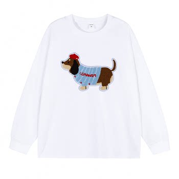 Lemanism dachshund dog couple sweater men's winter men's high-end knitted sweater lazy wind sweater jacket women Lemanism dachshund dog couple sweater men's winter men's high-end knitted sweater lazy wind sweater jacket women