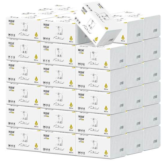 420 series large bags of paper household toilet paper whole box affordable napkin paper tissue toilet paper hand paper