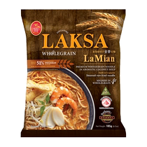 (Self-operated) Singapore Yum Kitchen imported whole wheat laksa flavor ramen non-fried instant noodles 185g