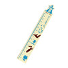 Andersen fairy tale paper-cut elements brass bookmark ruler