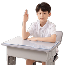 Tasteless TPU elementary school children transparent desk cushion children study table writing desk water crystal plate table cloth soft glass