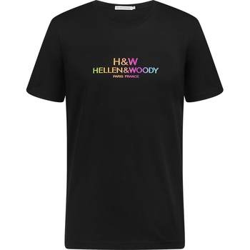 French luxury gradient three-dimensional letters cotton short sleeves