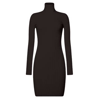 Wolfort wool ribbed dress