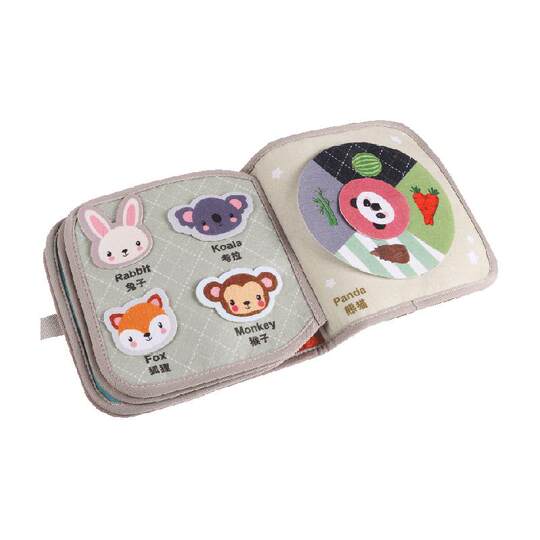 撕撕书布书儿童早教可啃咬水洗安静书3-6个月宝宝撕不烂圣诞礼物