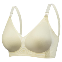 Catren Maternity Nursing Bra Womens Anti-Sagging Gathering Postpartum Breastfeeding Bra Antibacterial Large Size Thin Summer