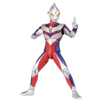 Ultraman tiga toy bandai super movable 30cm hand-held doll official ຂອງຂວັນເດັກນ້ອຍຂອງແທ້ຄົບຮອບ 30 ປີ