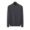 Pure cashmere half turtleneck men's thickened autumn and winter base shirt