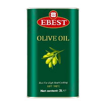 (Original Imported) Easy Beast Spanish pure olive oil 3L iron large barrel assisted cooking oil acidity 0 3