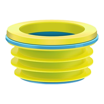 Toilet sealing flange ring universal anti-odor and leak-proof all-in-one extended and thickened silicone toilet accessories