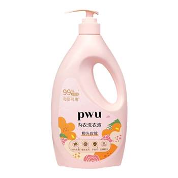 PWU underwear washing liquid ພິເສດຊຸດຊັ້ນໃນ sterilization ແມ່ແລະເດັກຂອງແມ່ຍິງ underwear ຊັກຊັກເພື່ອກໍາຈັດ stains ເລືອດ 800g