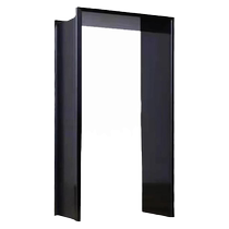 Aluminum alloy mouth cover Aluminum alloy one-piece molded mouth cover Dumb door cover Door frame edge door cover Minimalist balcony