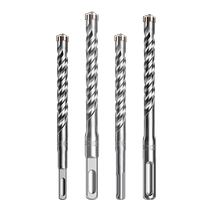 Delixi impact drill cross electric hammer drill concrete through wall square handle electric hammer head through wall drill bit four pit drill
