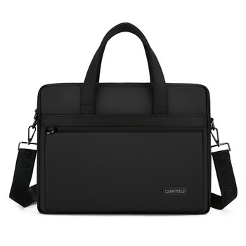 Paul's business style large capacity one-shoulder slanted briefcase