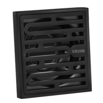 Stainless steel floor drain black bathroom bathroom sewer deodorizer square shower washing machine dual use 1763