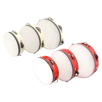 Tambourine dance props kindergarten teachers use childrens musical instruments Xinjiang Uighur tambourine special rattle ling drum for grade examination
