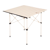骆驼户外折叠桌野餐露营桌子野营装备用品蛋卷桌小方桌桌椅全套