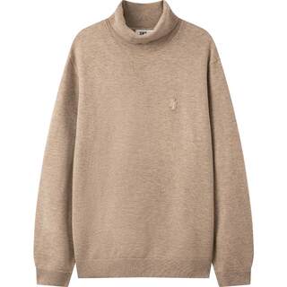 Semir knitted turtleneck bottoming shirt solid color sweater for men