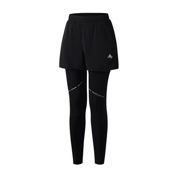 Laima men and women outdoor sports fake two-piece compression pants