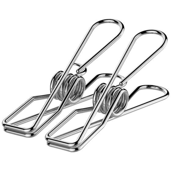 304 stainless steel clip windproof sandwiches drying the drying rack clip seal the small pants clip multi -functional powerful spring thread clip