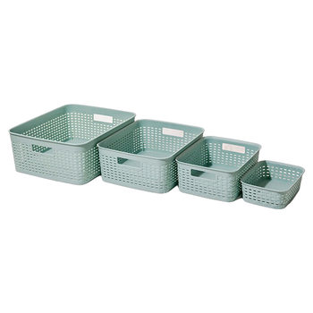 Baby has an appointment with a plastic storage basket | purchase more than one thousand people