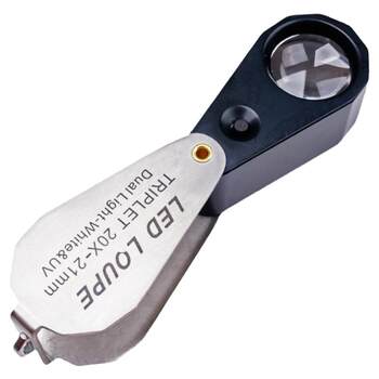 Best 20x jewelry magnifying glass usb rechargeable