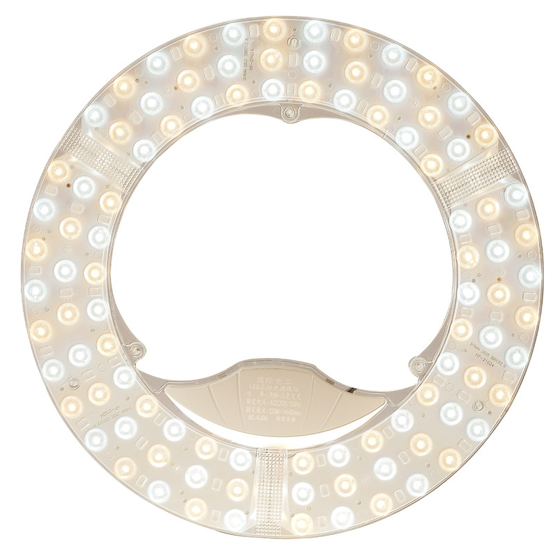 International electrician ceiling lamp LED wick round wick magnetic replacement three-color dimming bedroom home ceiling fan lamp