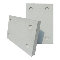 Fair faced concrete pouring board wood grain cement board UHPC indoor and outdoor wall board wormhole slate bamboo pattern dry hanging board