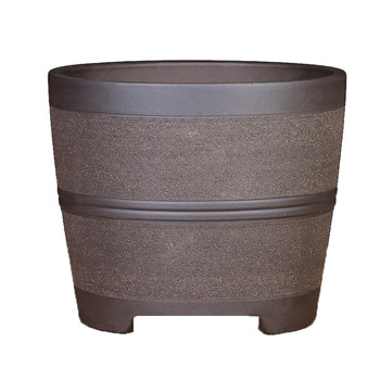 Ceramic large diameter gentleman clearance purple clay flower pot