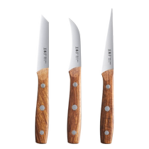 Wang Mazi kitchen carving knife three-piece set professional chef food fruit platter carving knife carving knife 1789