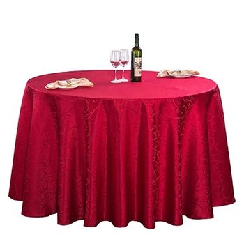 Grand hotel tablecloth round tablecloth ໂຮງແຮມພິເສດ wedding ຮ້ານອາຫານສີແດງ tablecloth ເຮືອນຕະຫຼອດ tablecloth ຕາຕະລາງ