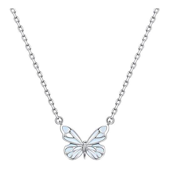 Titanium Steel Butterfly Necklace Women's Simple Light Luxury Fashion New Style