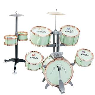 俏娃儿童架子鼓玩具初学者家用练习打鼓乐器3岁开学4生日礼物5男6