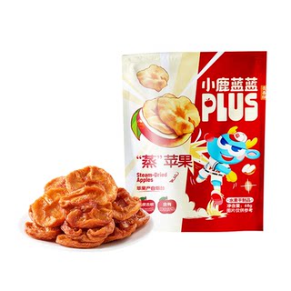 U先【小鹿蓝蓝原味果肉脯】去核去皮软糯红枣干苹果干儿童零食
