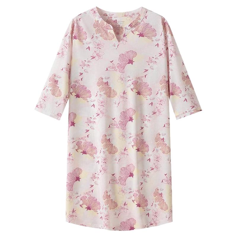 Shuya women's cotton modal nightgown