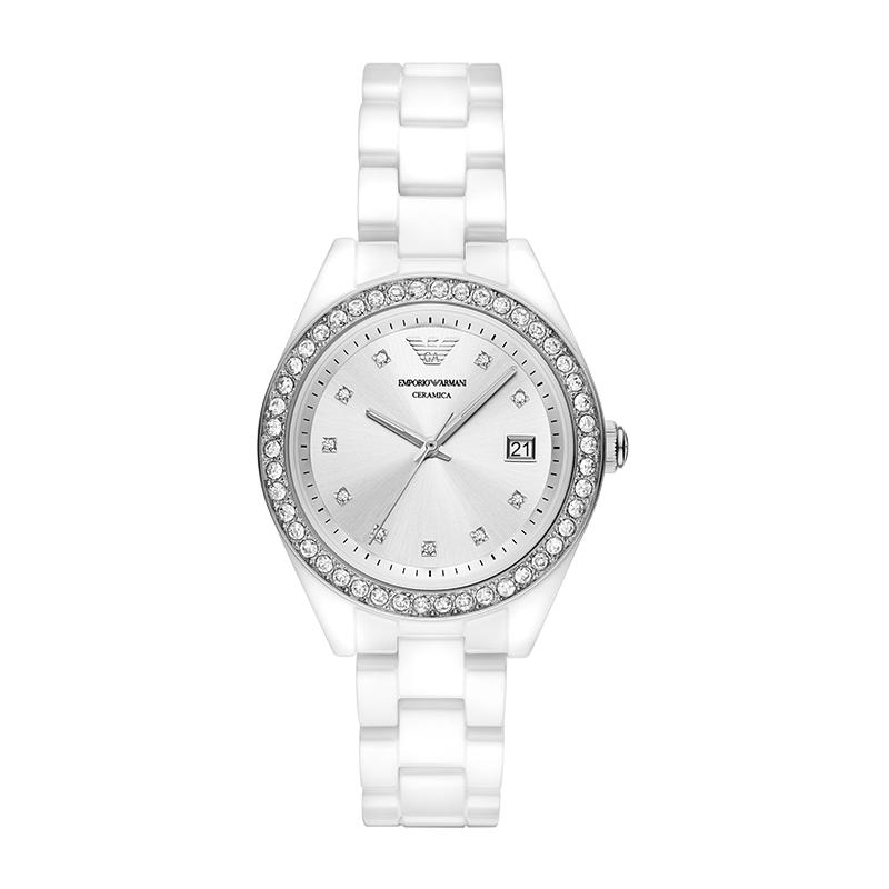 Armani Ceramic Quartz Women's Gypsophila Women's Watch