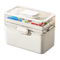 Xingyou medicine box home decoration large-capacity medicine box multi-layer medicine storage box medicine first aid medical box