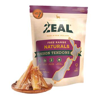 New zealand zeal dog snacks teething sticks deer tendon strips