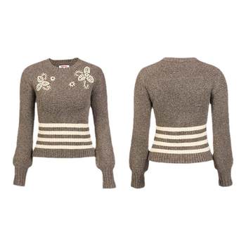 Palavas24 new knitted round-neck pullover top