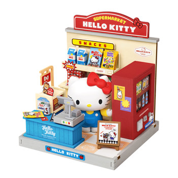 If you come to sanrio building blocks in a square inch diy hut
