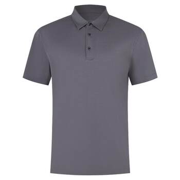 Degre zero men's polo shirt short-sleeved no-iron pima cotton comfortable and cool breathable short-sleeved t-shirt