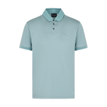 EMPORIO ARMANI Armani 2024 Autumn Mens Cool Lyocell Retro Striped Polo Shirt