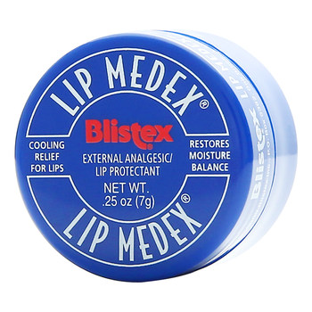 American Blistex small blue lip balm for women, moisturizing, moisturizing, exfoliating and diluting lip line, ຂວດສໍາລັບຜູ້ຊາຍ, ຫນ້າກາກປາກ